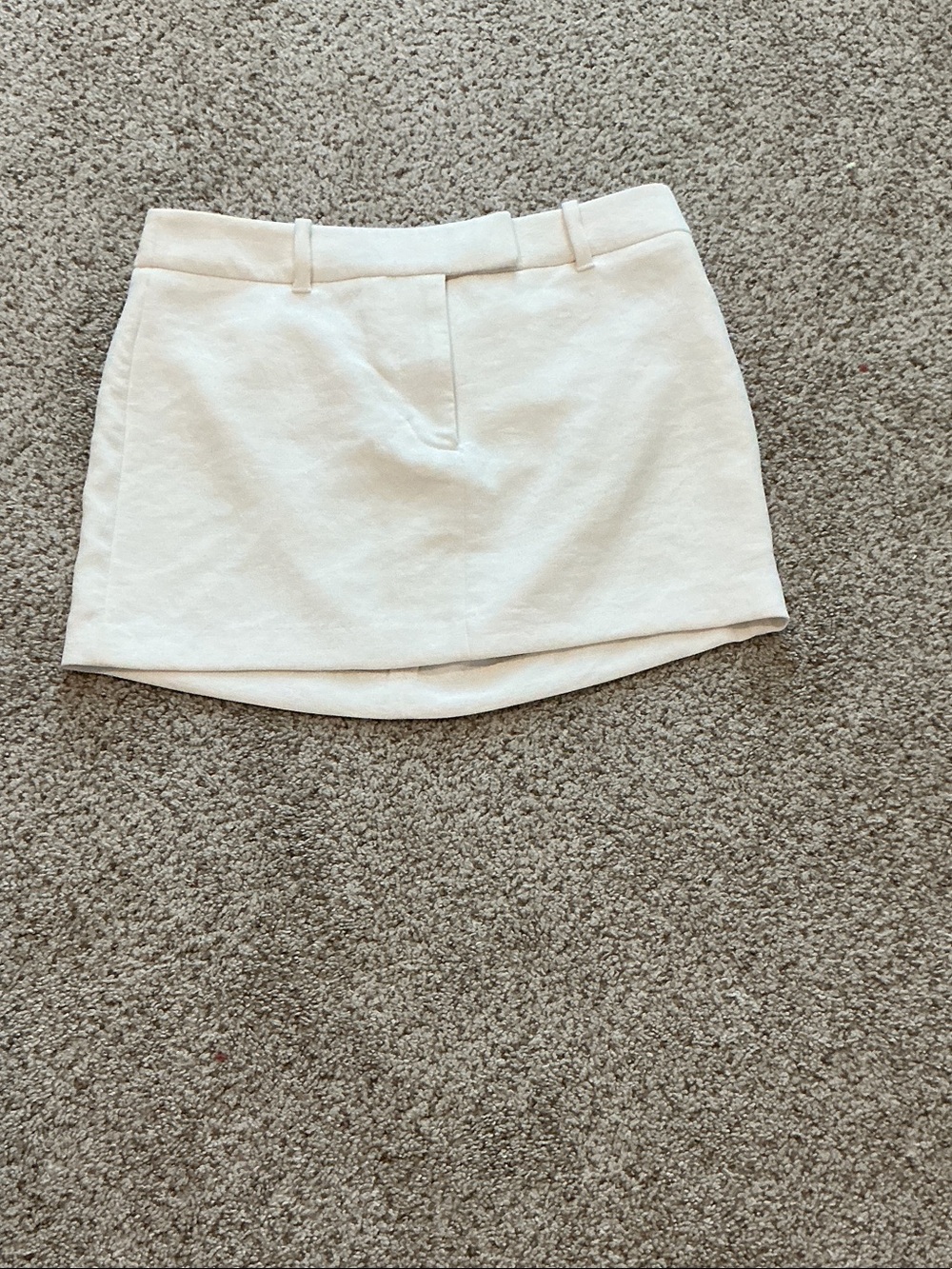 Wilfred Cream Mini Skirt